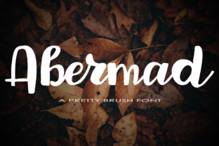 Abermad Typeface: A Soft Script for Editorial Design
