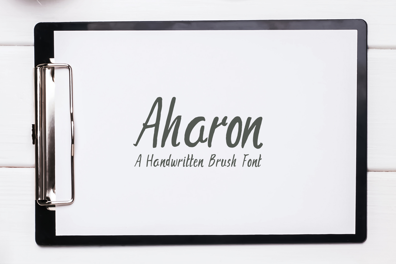Aharon Brush Font Review: A Modern Handwritten Type for Branding