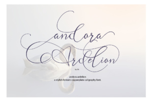 Andora Ardelion: Elevating Campaign Visuals with Elegant Copperplate