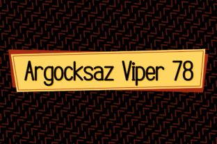 Argocksaz Viper78: A Restrained Sans Serif for Modern Branding
