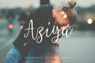 Aziya: A Beautiful Calligraphy Font for Feminine Branding