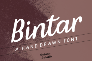 Bintar Brush Font for Handmade Labels and Branding