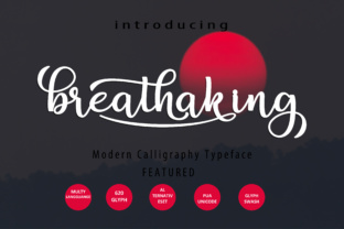 Breathaking Script: A Modern Handwritten Typeface for Editorial Design