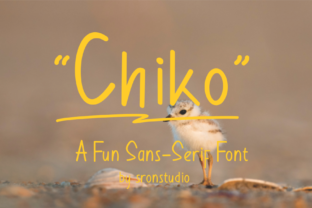 Chiko: A Playful Sans Serif Font for Handmade Crafts