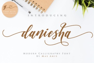 Daniesha: The Ultimate Script Handwritten Font Download