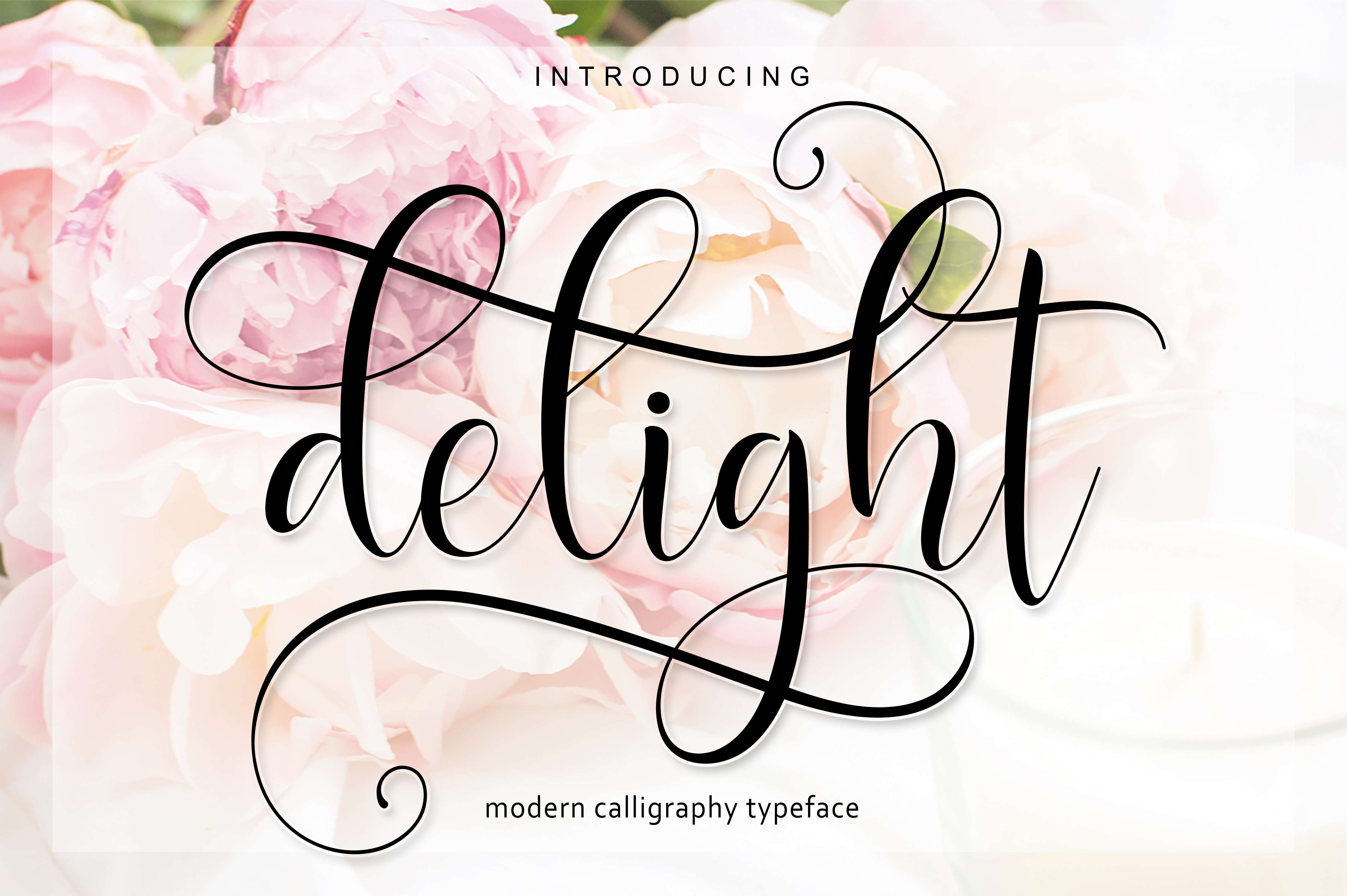 Delight Script Typeface for Editorial and Creative Projects