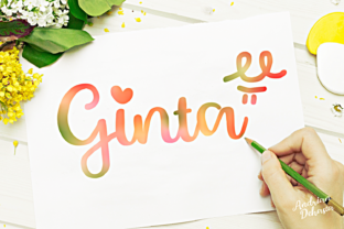 Ginta Script Handwritten Font for Modern Branding