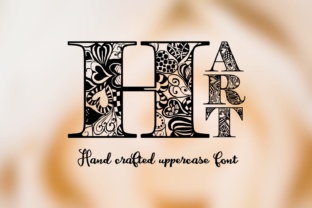 Hart Uppercase Typeface for Elegant Branding