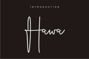 Hawa: A Gorgeous Signature Typeface for Editorial and Branding Projects