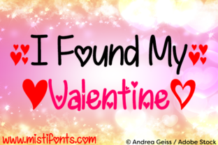 I Found My Valentine: The Script Handwritten Font Duo for Warm Brand Identity
