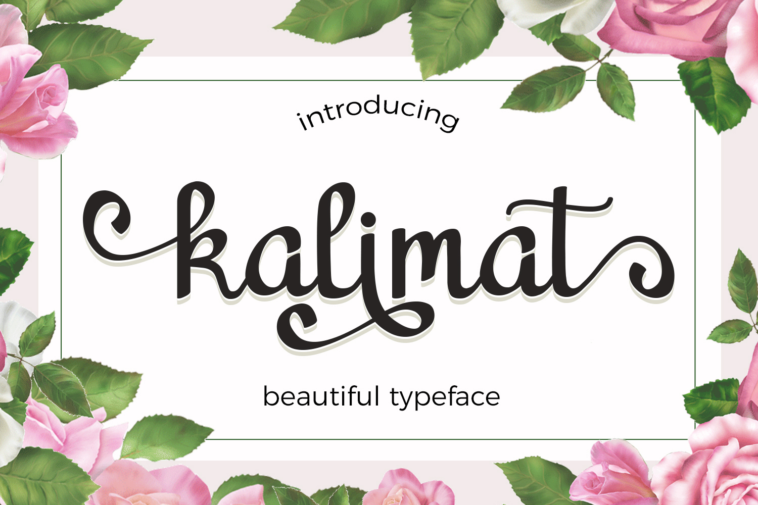 Kalimat Script Handwritten Font for Modern Web Design