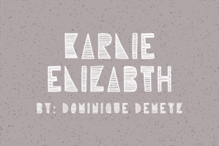 Karlie Elizabeth: The Decorative Font for Youthful Campaign Visuals