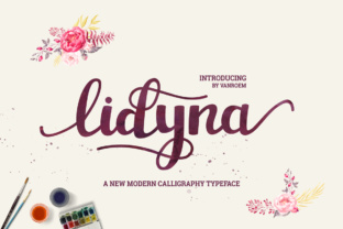 Lidyna: A Modern Calligraphic Typeface for High-Impact Campaigns