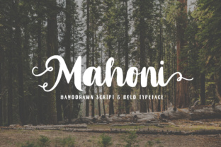 Mahoni Script Handwritten Font for Elegant Branding