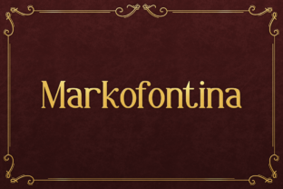 Markofontina: The Classic Serif Typeface for Polished Brand Identity