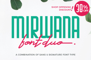Mirwana: A Versatile Font Duo for Modern Web Design