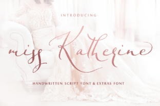 Miss Katherine Script for Elegant Wedding Invitations and Boutique Branding