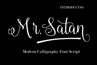 Mr. Satan: The Sinfully Intriguing Script Font for Elegant Branding