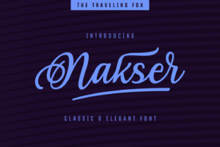 Nakser: The Swirly Decorative Font for Standout Campaigns