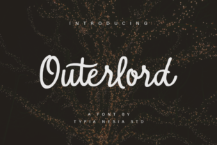 Outerlord: The Modern Script Handwritten Font for Digital Branding