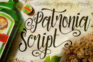 Patronia Script Typeface for Editorial Design