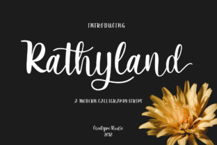 Rathyland Font Review: Elegant Script for Small Business Branding