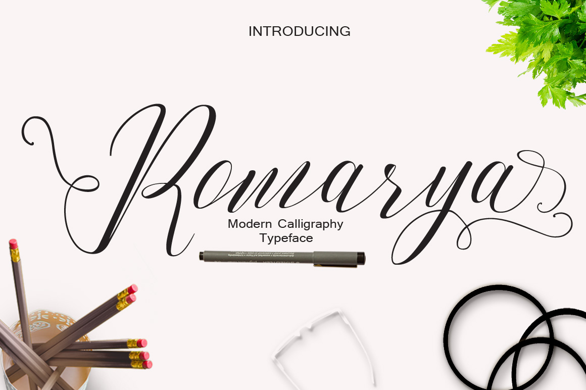 Romarya Script Font Review for Campaign Design