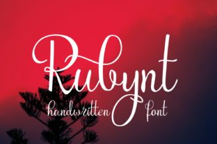 Rubynt: A Gorgeous Script Handwritten Font for Romantic Branding