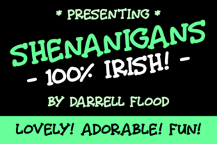 Shenanigans: A Hand-Drawn Serif Typeface for Playful Editorial Design