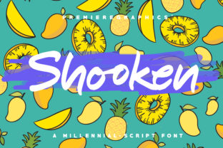 Shooken: The Script Handwritten Font That Brings Energy to Your Craft Projects