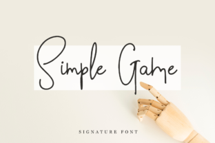 Simple Game: The Handmade Calligraphy Font for Polished Brand Identity