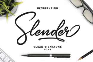 Slender Typeface Review: A Handcrafted Script for Modern Branding