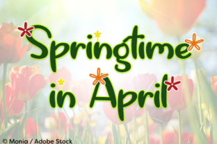 Springtime in April: A Handwritten Typeface for Digital Branding