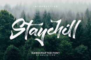 Staychill: A Stellar Textured Brush Font for Authentic Editorial Design