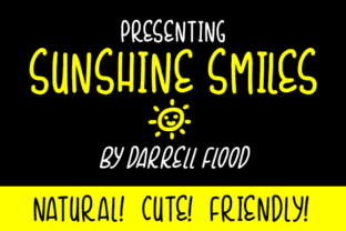 Sunshine Smiles: A Playful Script Font for Bright Digital Designs