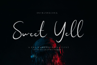 Sweet Yell: A Stylish Script Handwritten Font for Modern Branding