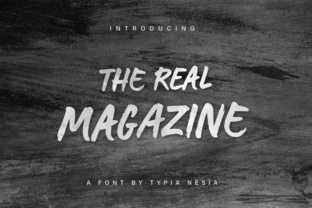 The Real Magazine Font Review for Modern Campaign Design