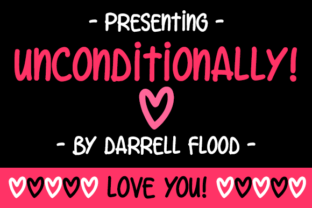 Unconditionally Font Review for Handmade Labels and Cards