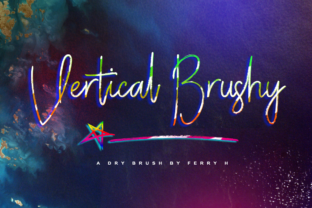 Vertical Brushy: The Signature Script Font for Modern Branding