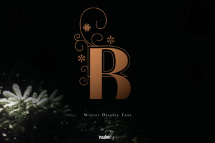 Winter Color Typeface for High-Impact Campaign Visuals